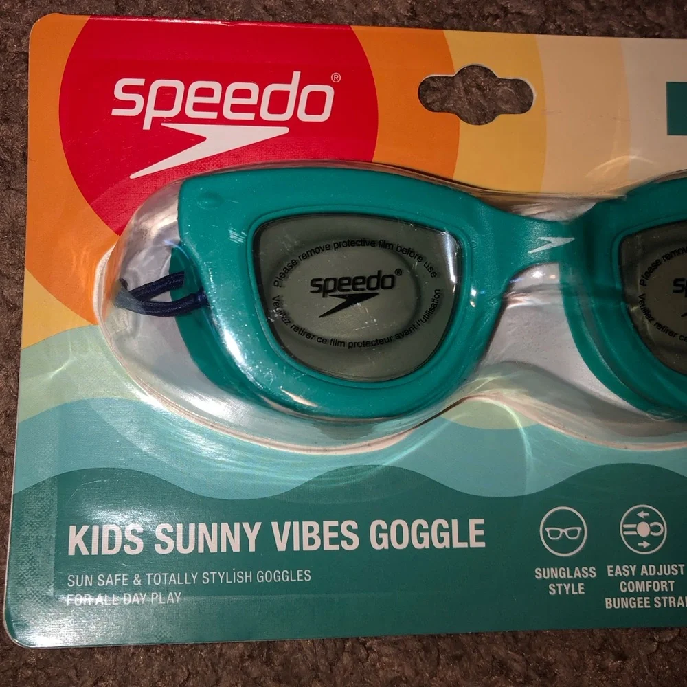 Speedo Kids Sunny Vibes Sunglass Style Goggles, New